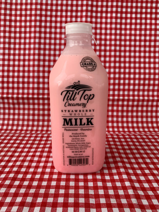 Strawberry Whole Milk - 32 oz